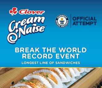 Clover Cream O’Naise GWR Record Event