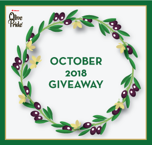 Olive Pride October 2018 Giveaway terms and conditions