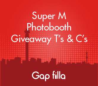 Super M Photobooth Giveaway terms and conditions