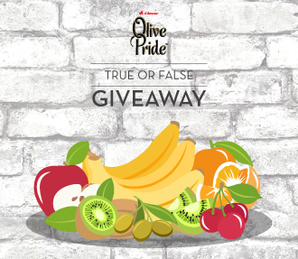 Olive Pride True or False Giveaway terms and conditions