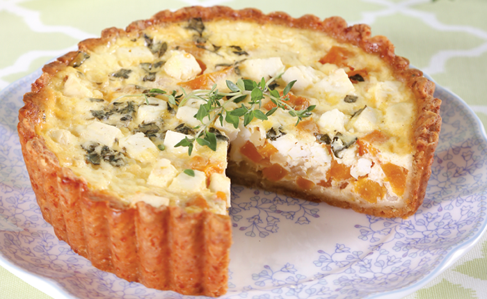 Butternut and Feta Tart | Clover Corporate