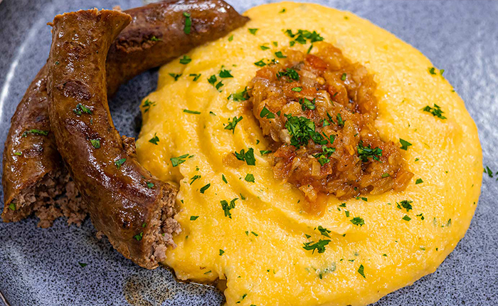 Boerewors with Creamy Yellow Maize Pap and Tomato Shebo – Ep 03